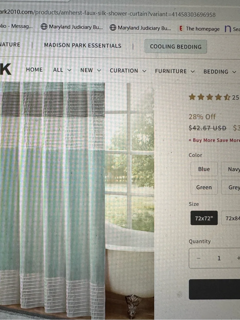 Madison Park soft seafoam